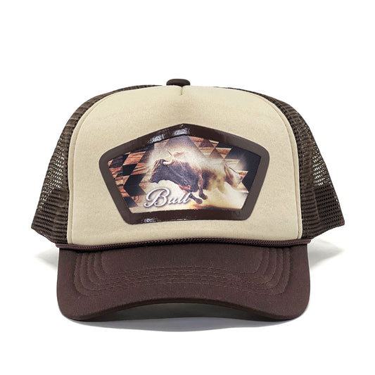 Animal-Inspired 'Bull' Premium Design Trucker Hat Perfect for Wildlife Enthusiasts Stylish