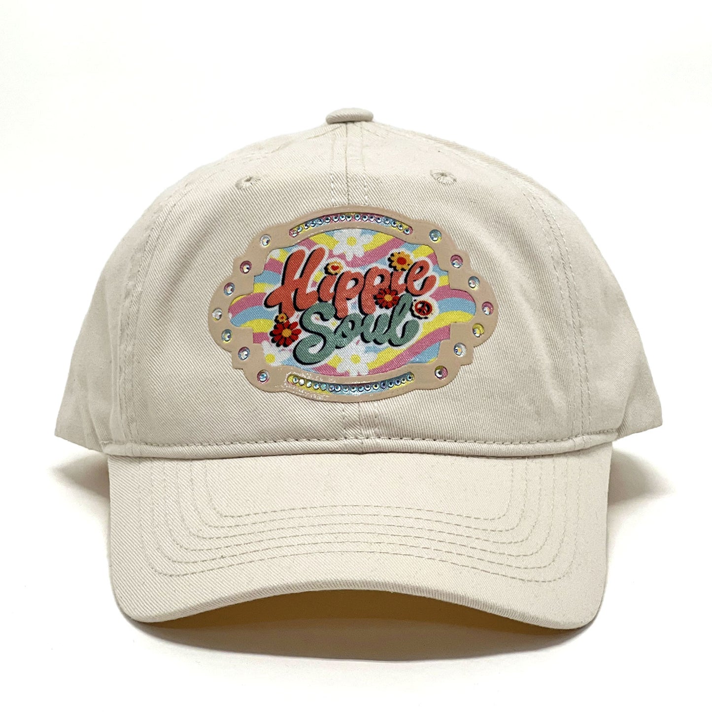 Bohemian-Inspired Vintage 'Hippie Soul' Mesh Snapback Baseball Cap Stylish