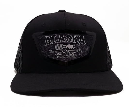 Alaska The Last Frontier Premium Trucker Hat & Snapback Baseball Cap, Classic State-Inspired