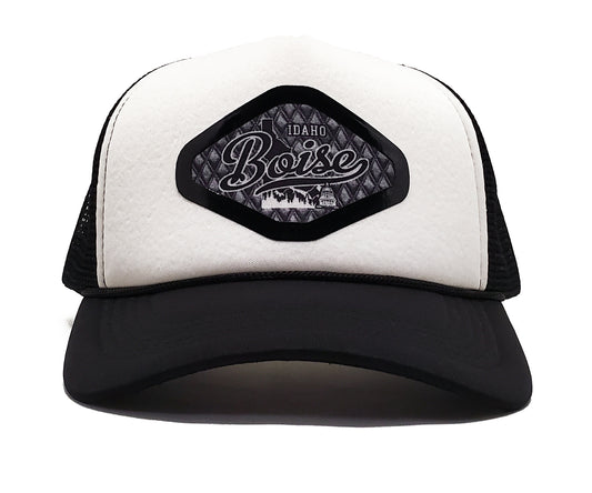 Boise Idaho Premium Trucker & Snapback Baseball Cap, Vinyl Sublimation, Classic Inspired-Idaho Fans