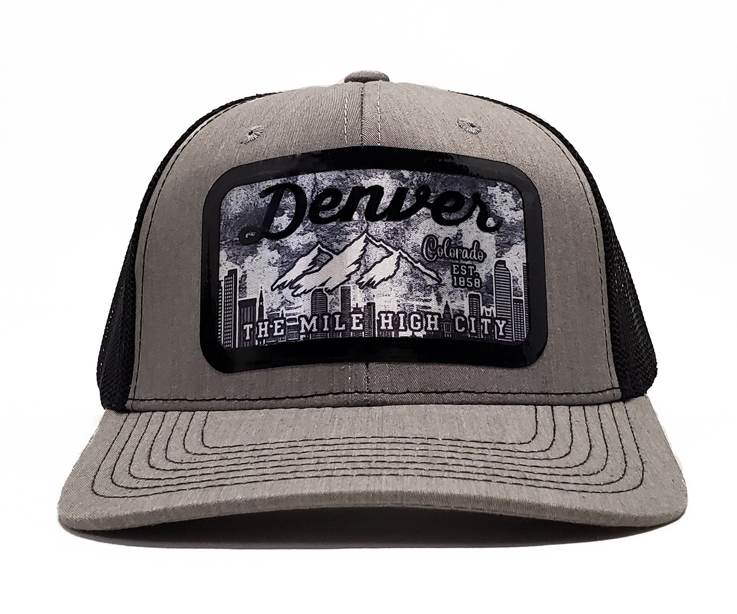 Denver Colorado The Mile High City Premium Trucker Hat & Baseball Cap, City-Inspired Denver Fans