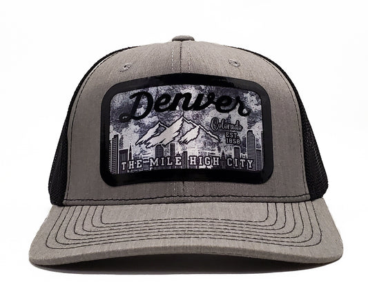 Denver Colorado The Mile High City Premium Trucker Hat & Baseball Cap, City-Inspired Denver Fans