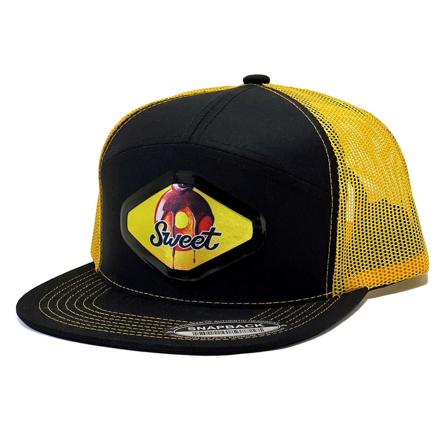 Donut-Themed 'Sweet' Premium Mesh Trucker Hat Stylish