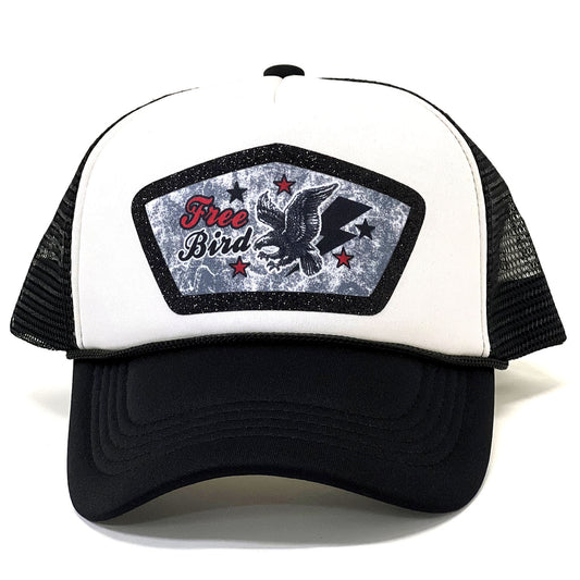 Breathable 'Free Bird' Premium Verbiage Snapback Trucker Cap