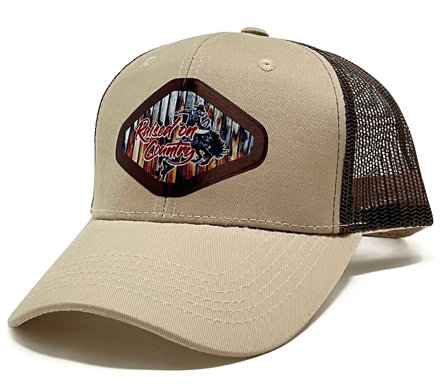 Raised on Country Western Style Premium Trucker & Country Hat: Classic Country Accessories Outdoor