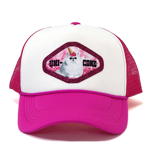 Snapback 'Uni-Cone' Unisex Snapback Cat's Lovers Trucker Cap