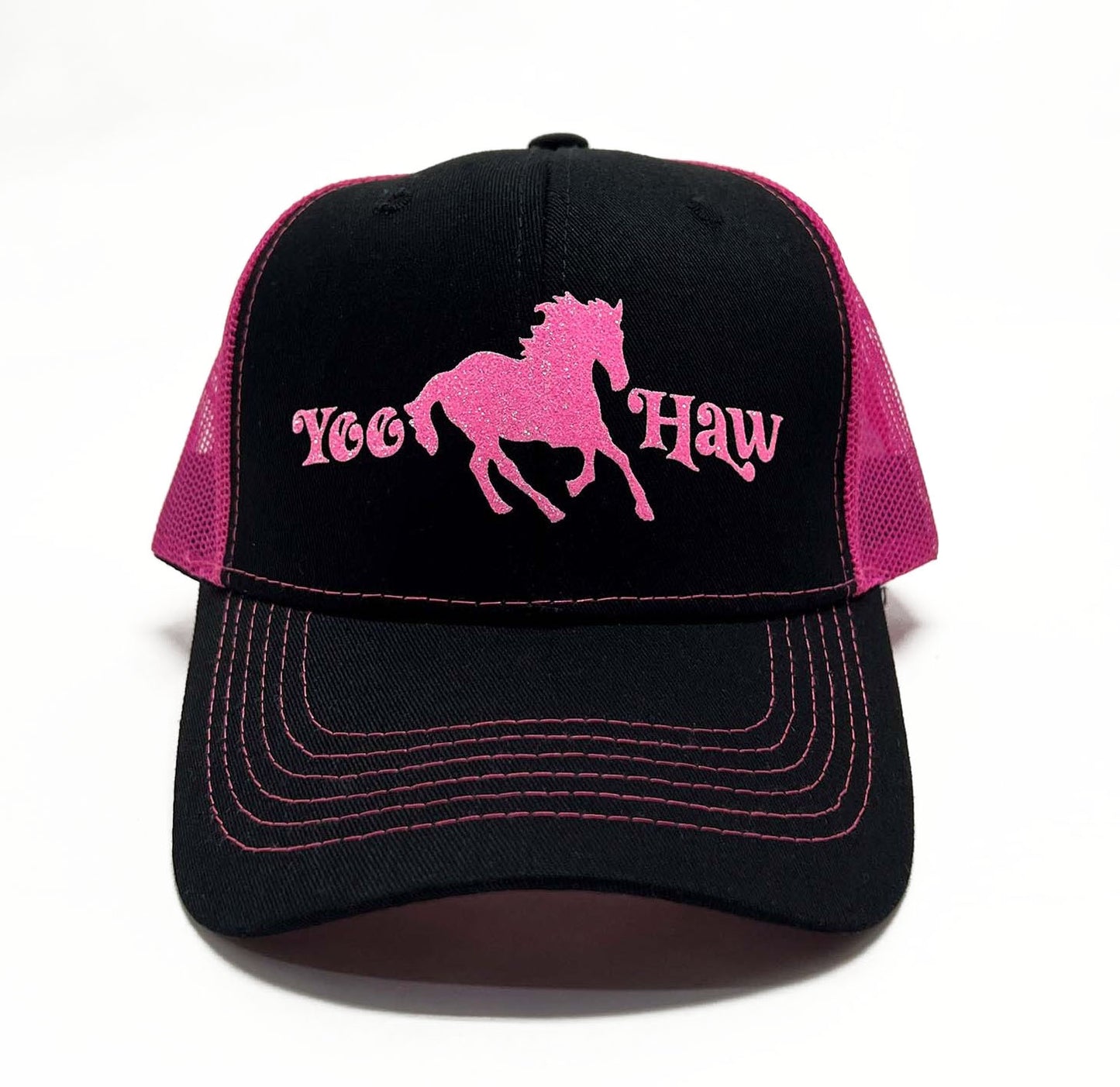 Unisex 'Yee Haw' Western Premium Snapback Trucker Cap