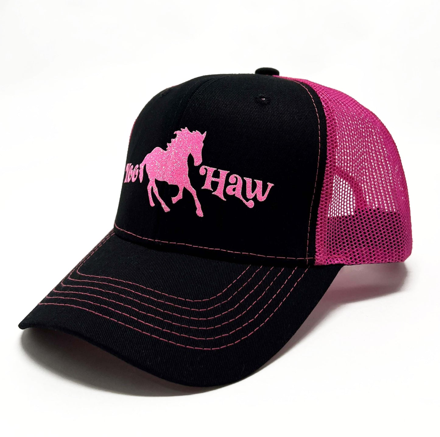 Unisex 'Yee Haw' Western Premium Snapback Trucker Cap