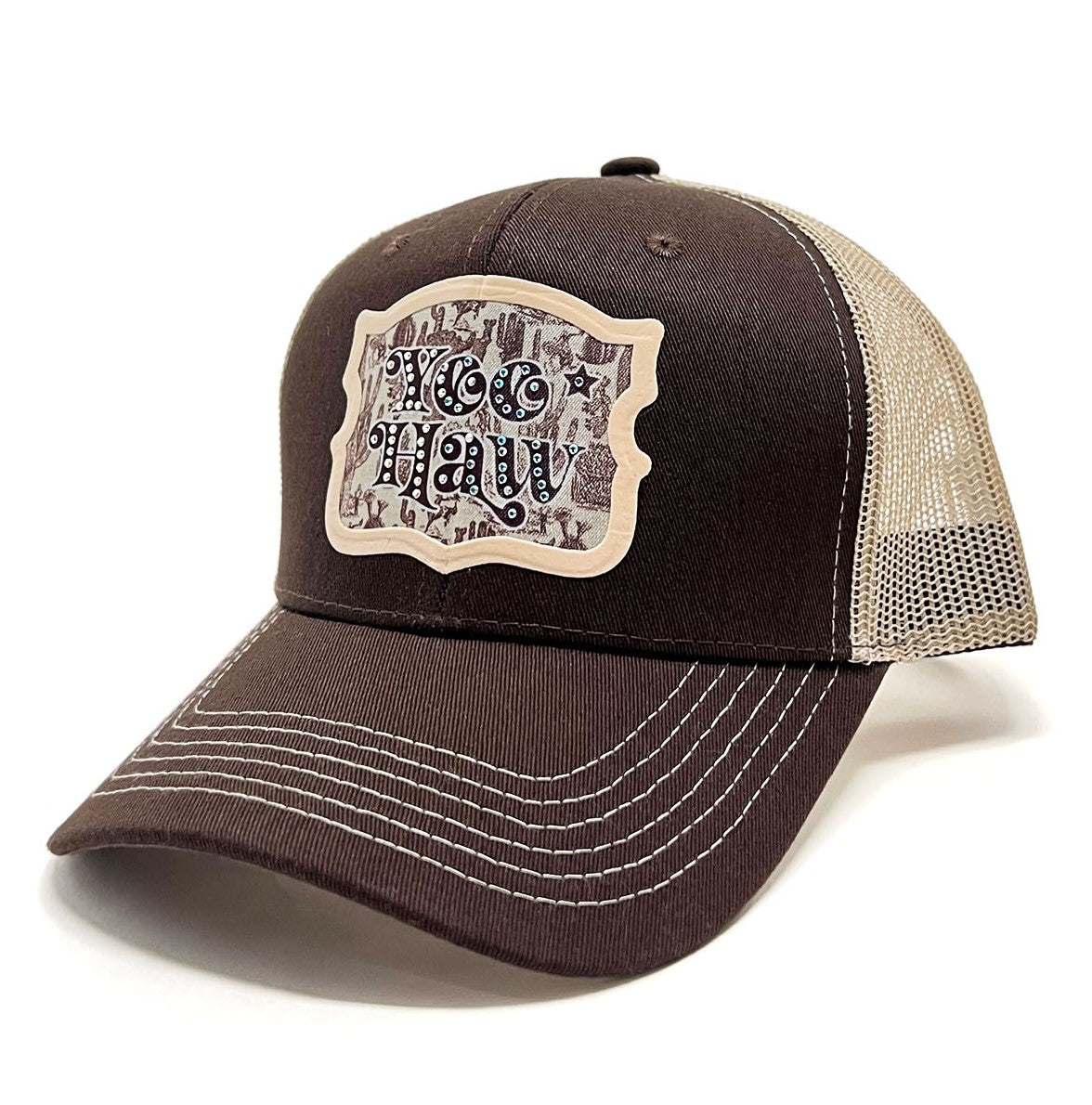 Yee Haw Premium Trucker Hat, Baseball Cap, Snapback: Western-Inspired Designs for Country & Outdoor Enthusiasts