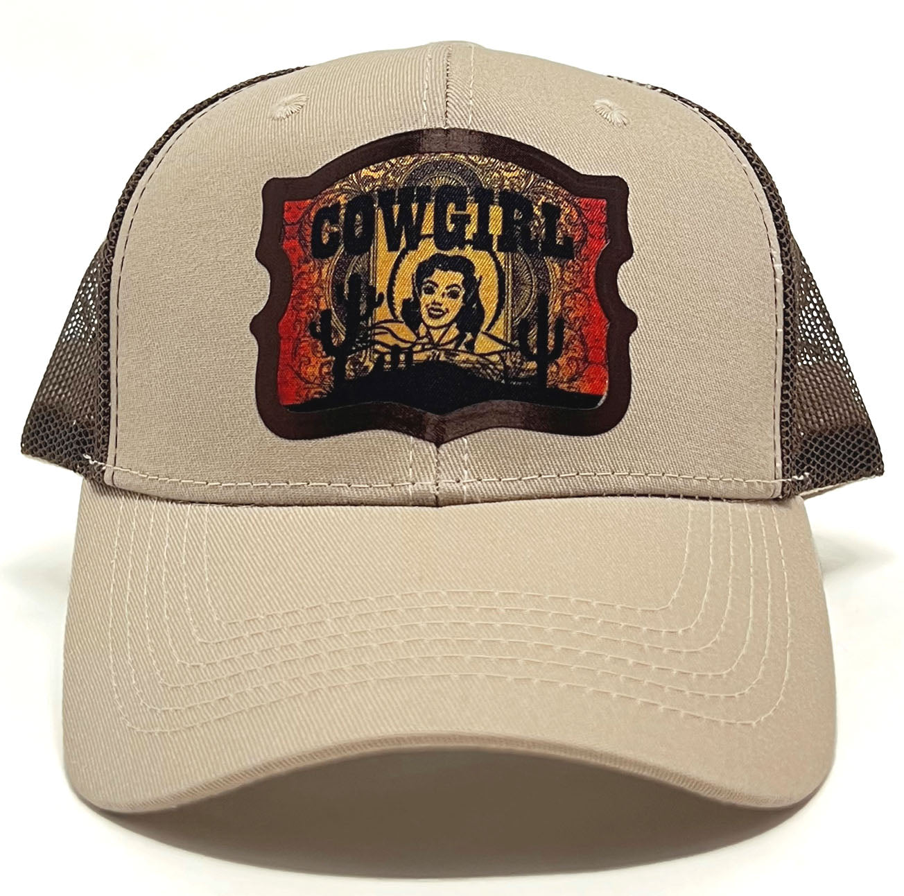 Country-Inspired 'Cowgirl' Women's Western Vintage Snapback Trucker Hat