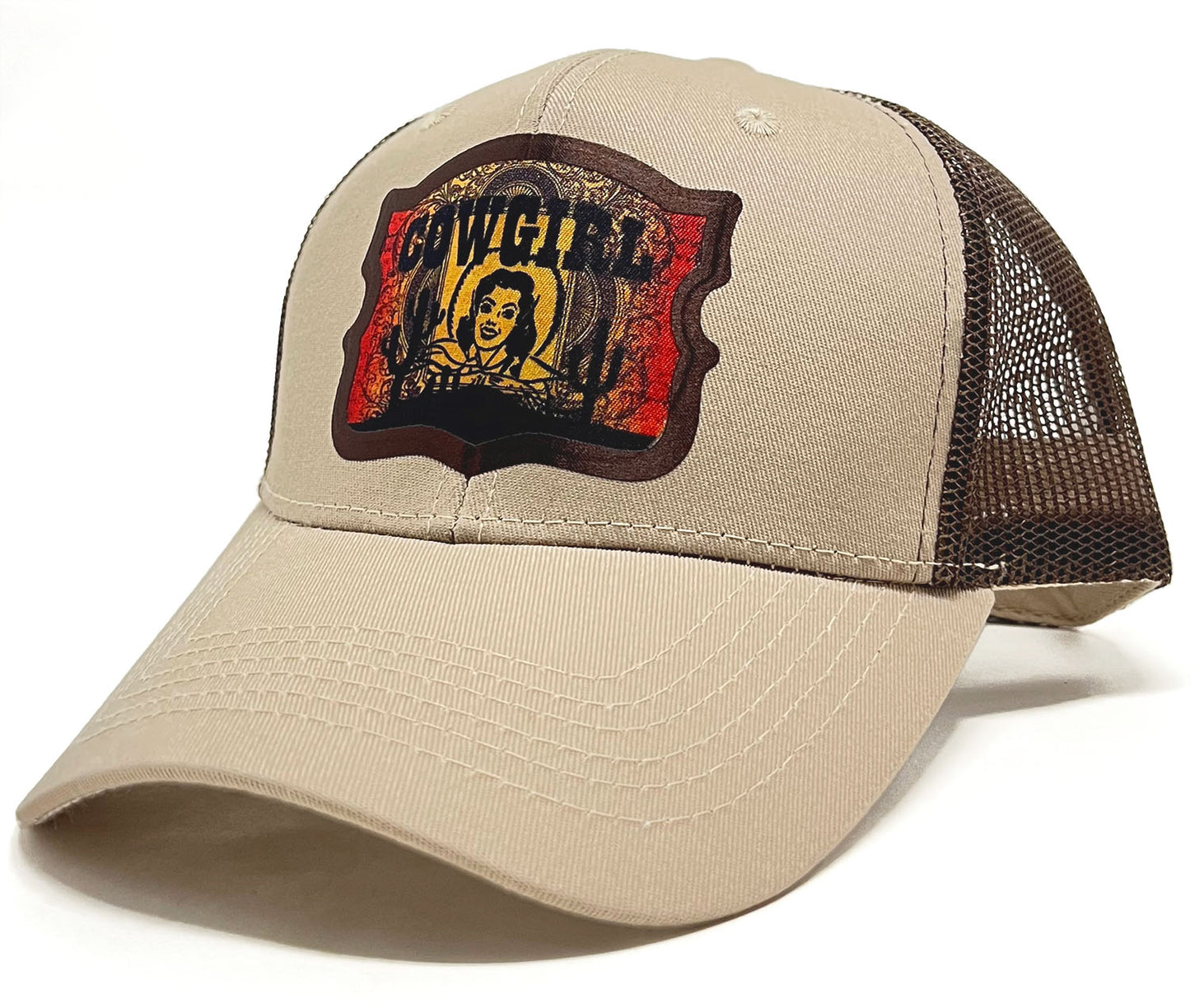 Country-Inspired 'Cowgirl' Women's Western Vintage Snapback Trucker Hat