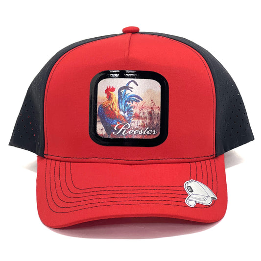 Farm-Inspired 'Rooster' Snapback Mesh Trucker Cap Stylish