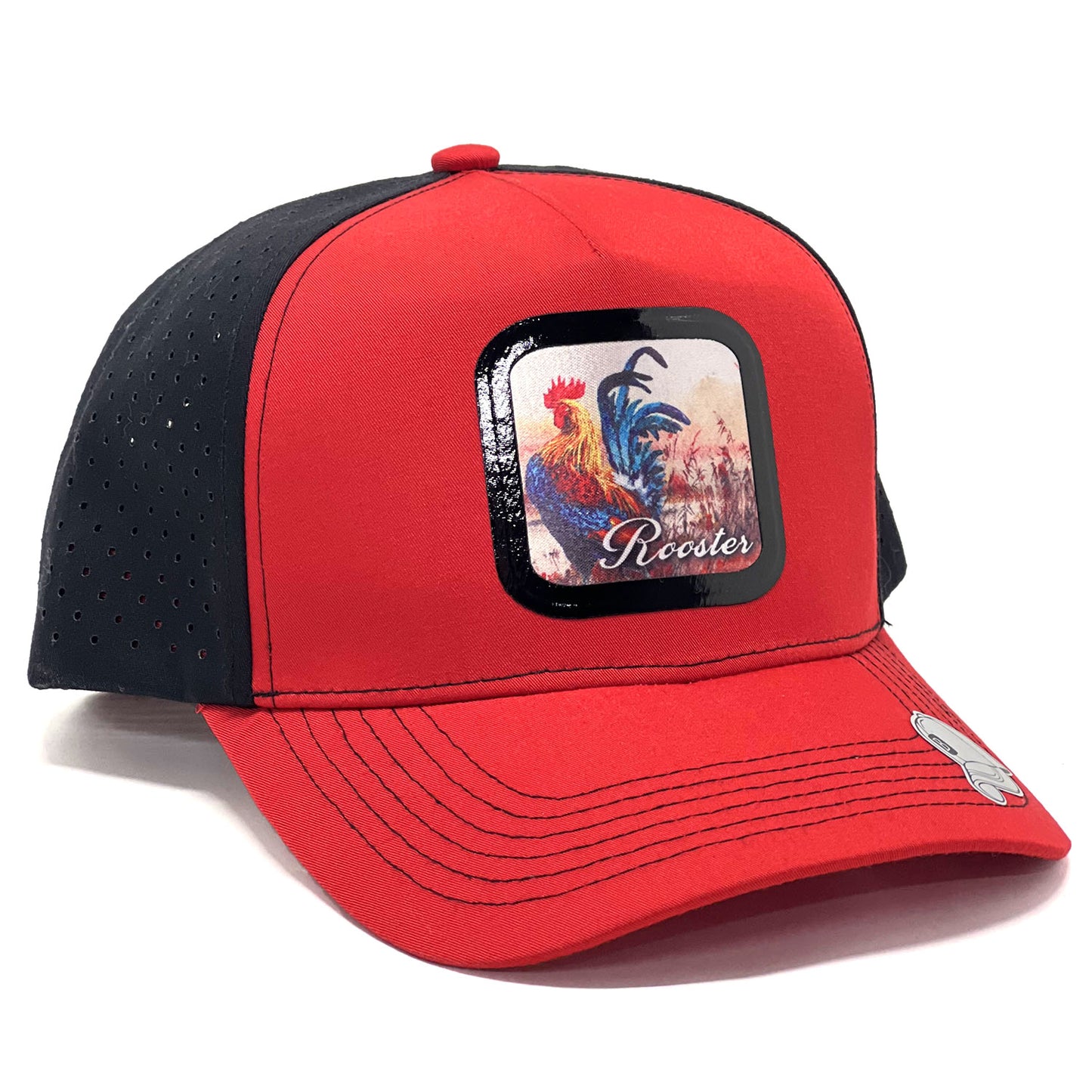 Farm-Inspired 'Rooster' Snapback Mesh Trucker Cap Stylish