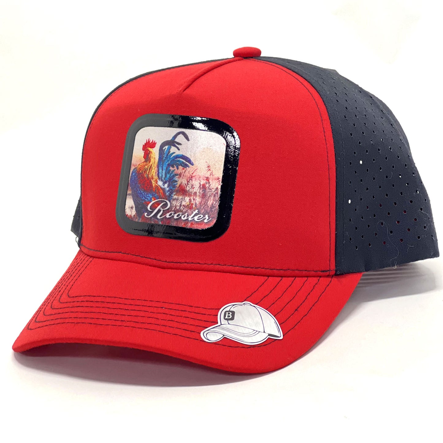 Farm-Inspired 'Rooster' Snapback Mesh Trucker Cap Stylish