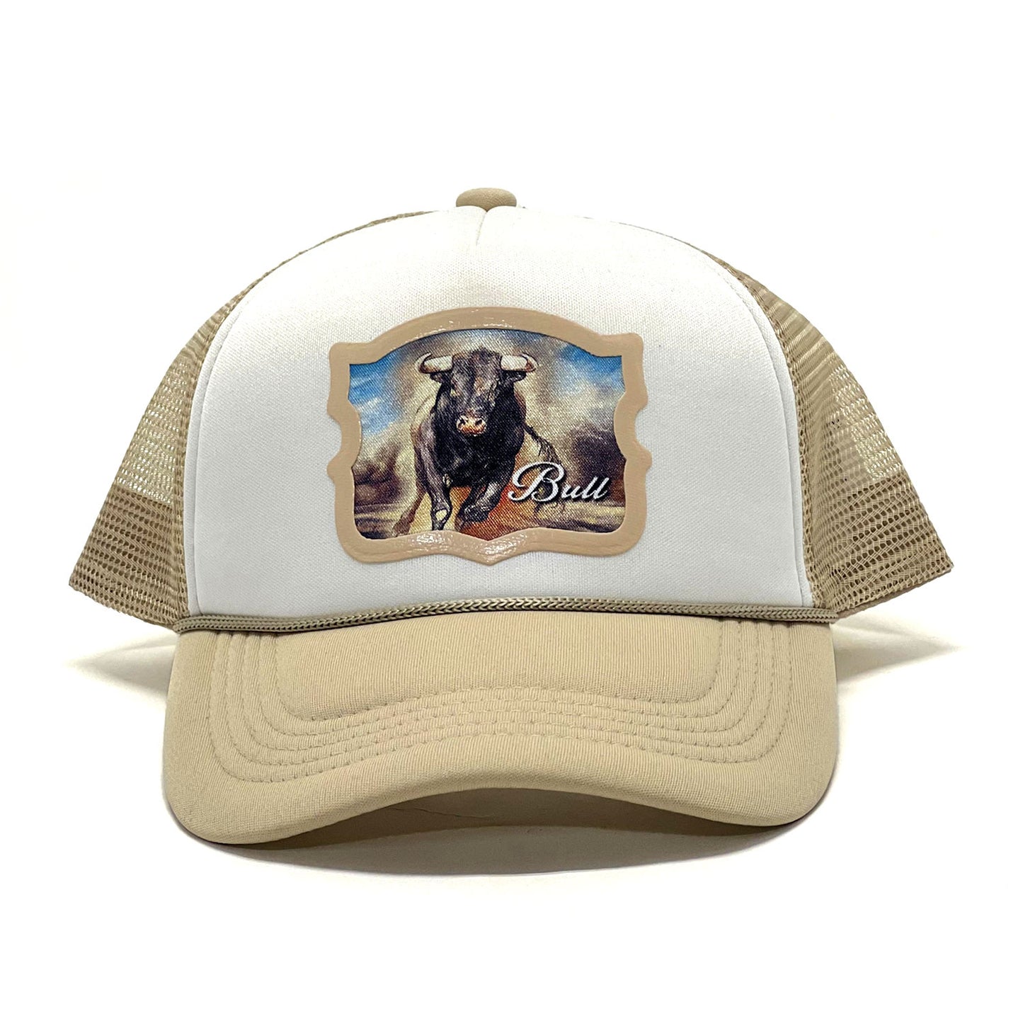 Bull - Trucker Caps,  Sublimated  Animal patch