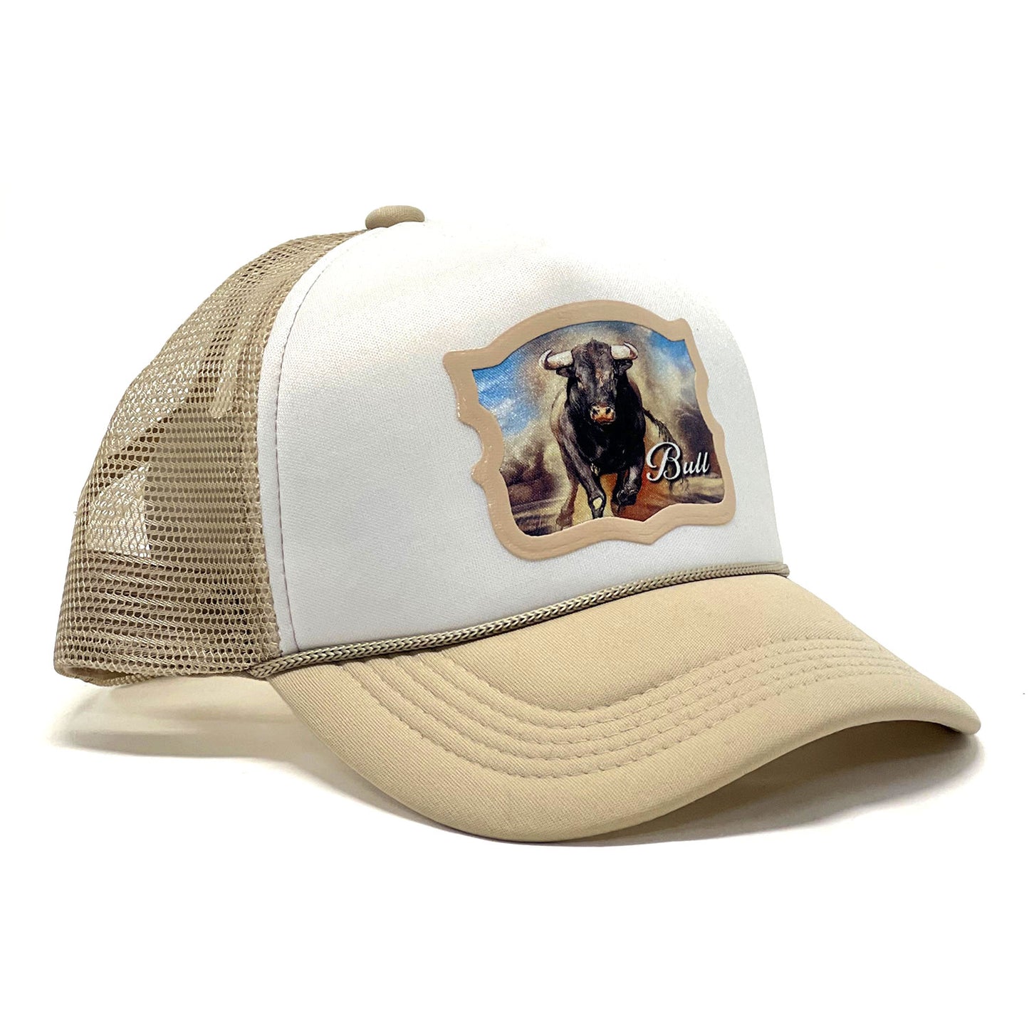 Bull - Trucker Caps,  Sublimated  Animal patch