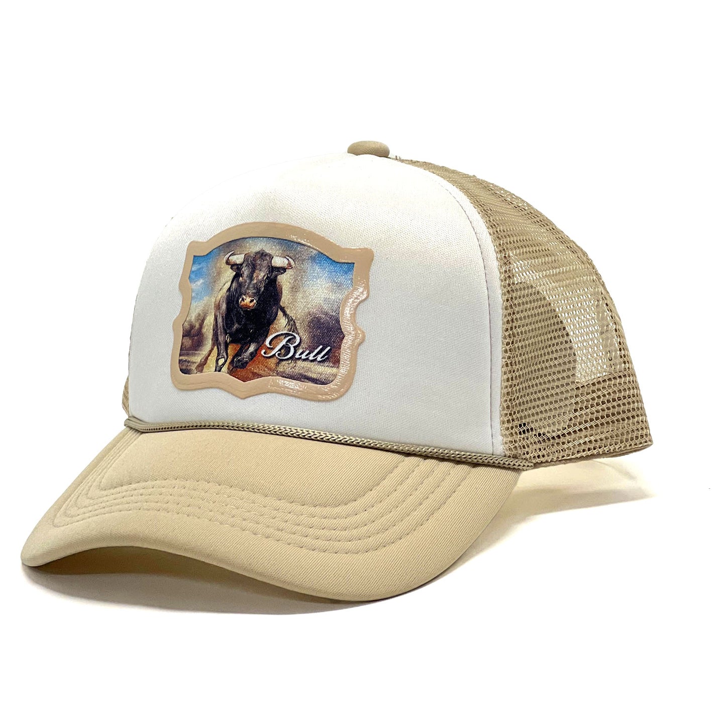 Bull - Trucker Caps,  Sublimated  Animal patch