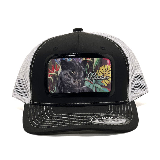 'Panther' Animal Prints Premium Trucker & Breathable Snapback Baseball Hats Featuring Unique Designs