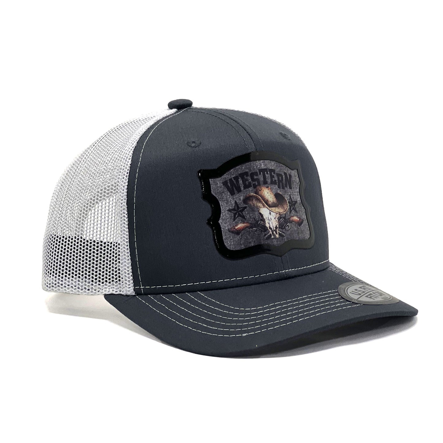 'Western' Premium Trucker Caps with Trendy Designs Fashionable $ Modern Headwear for Cowboy Lovers