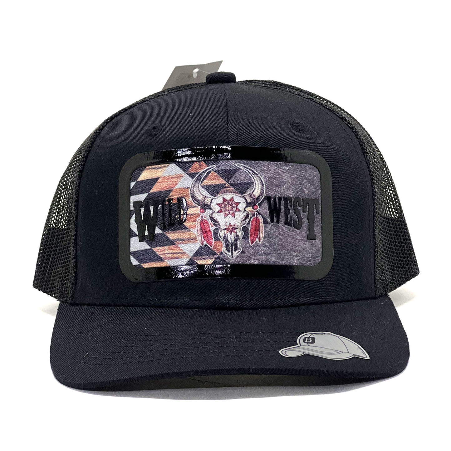 Western 'Wild West' Premium Snapback Trucker Hat