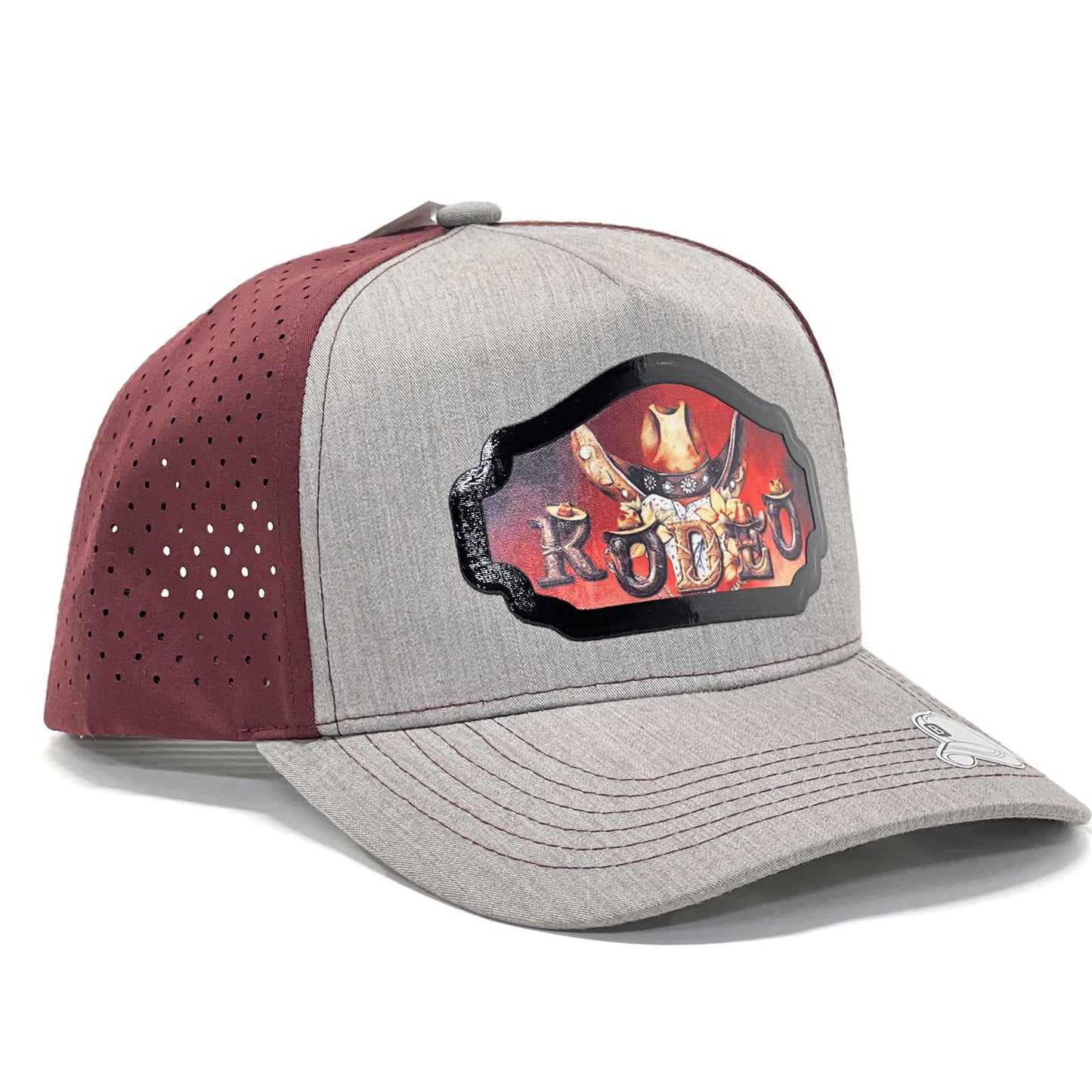 'Rodeo' Cowboy Western Style Unisex Premium Trucker & Snapback Trendy Baseball Cap, Country Lovers