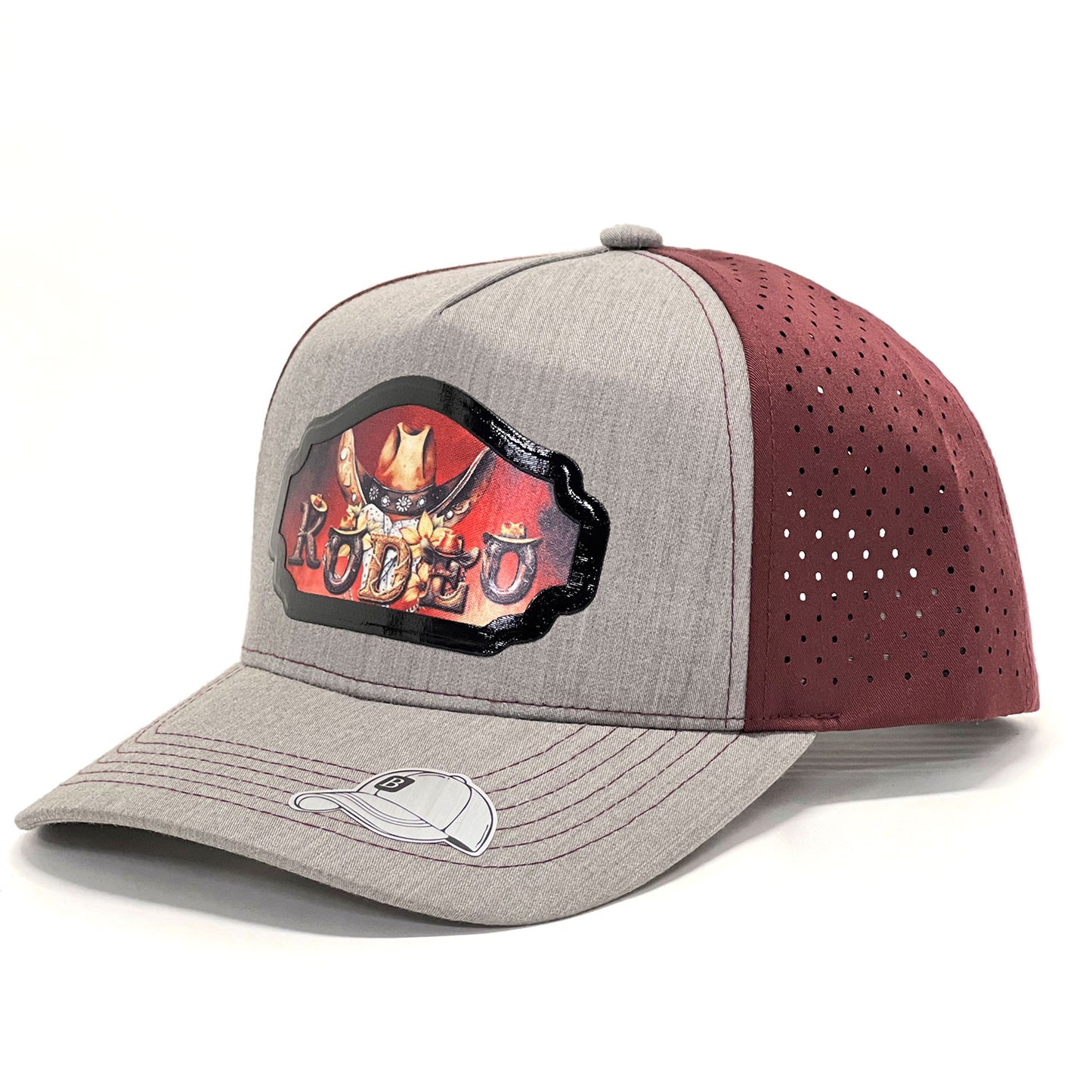 'Rodeo' Cowboy Western Style Unisex Premium Trucker & Snapback Trendy Baseball Cap, Country Lovers