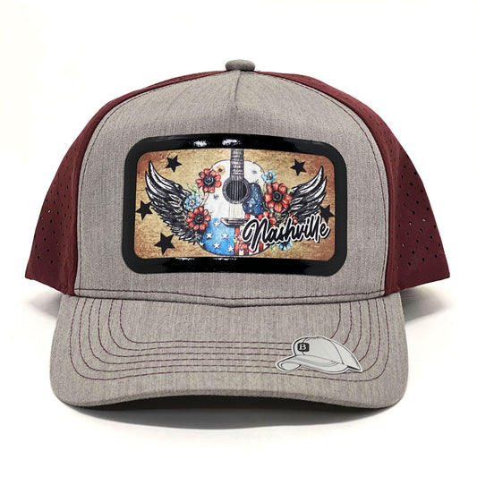 Country Music-Inspired 'Nashville' Unisex Snapback Trucker Hat Stylish