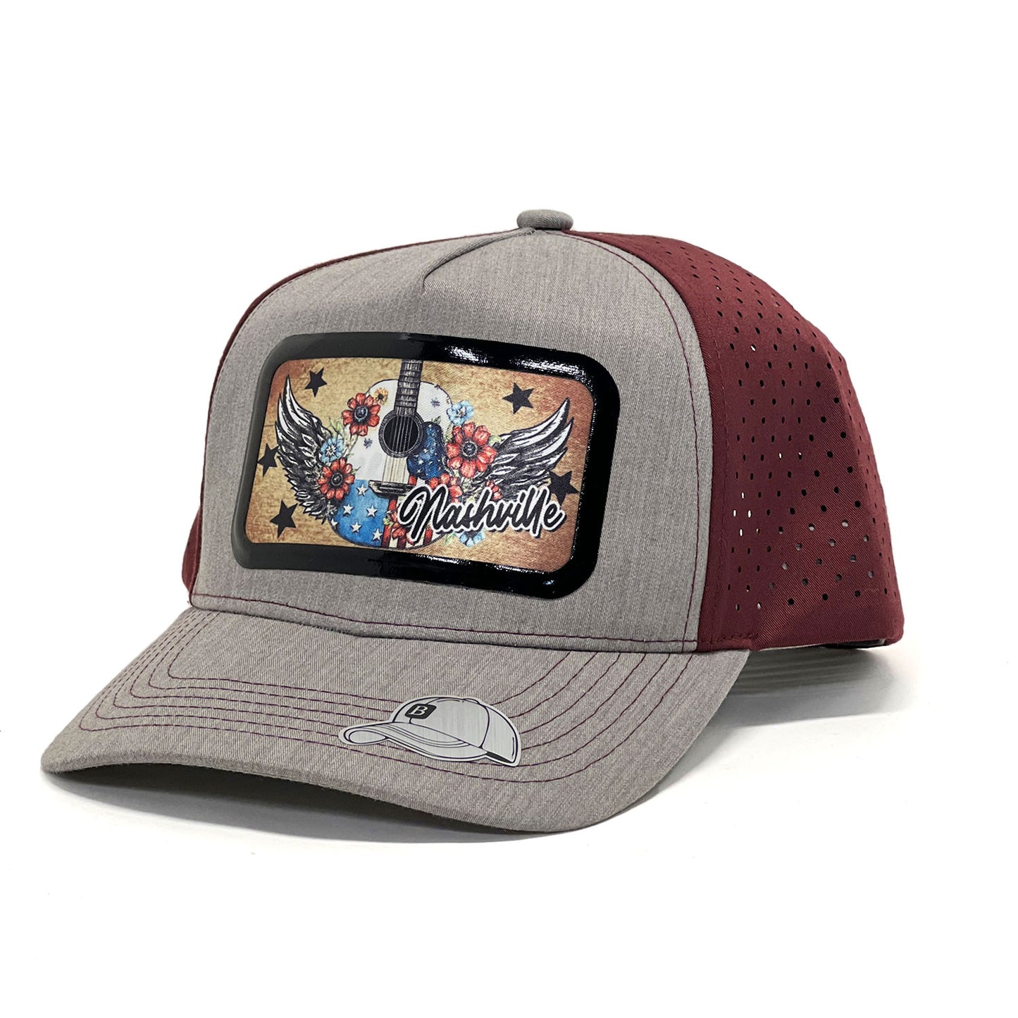 Country Music-Inspired 'Nashville' Unisex Snapback Trucker Hat Stylish