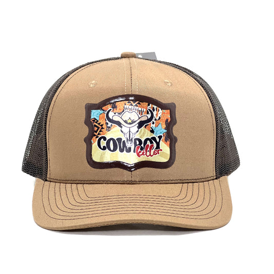 Western Style 'Howdy Cowboy Killer' Snapback Mesh Trucker Hat