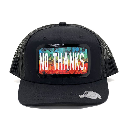 No Thanks - Verbiage Trucker Cap