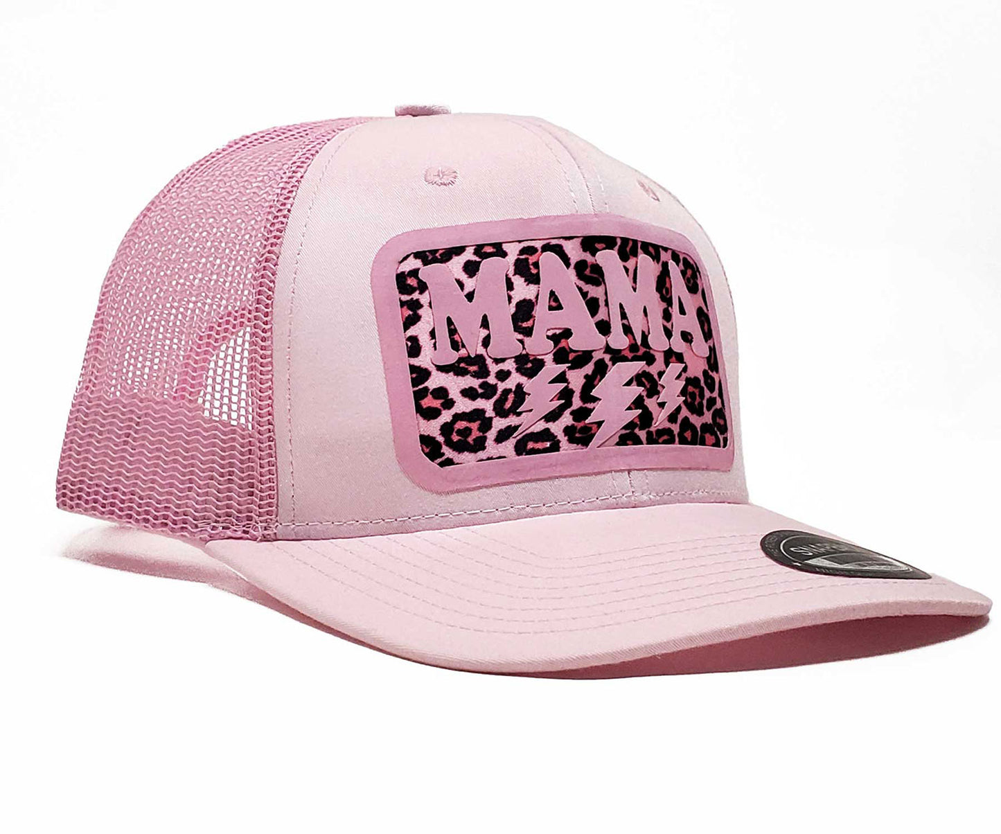 Mama Leopard Print Premium Baseball & Trendy Snapback Trucker Hat: Fierce & Fabulous - Stylish Moms