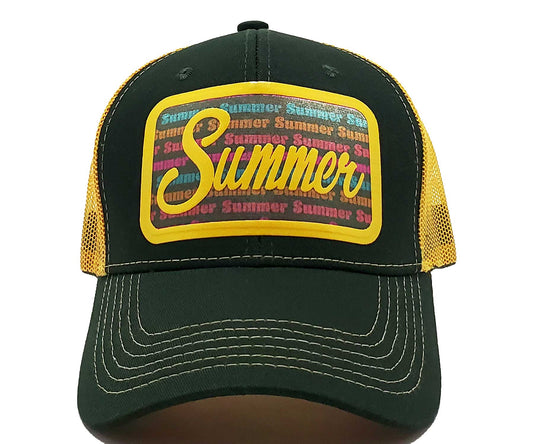 Sunny Beach Vibes 'Summer' Trendy Snapback Trucker Hat Stylish