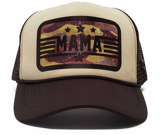 'Mama' Snapback Trucker Hat & Style Reinvented Baseball Cap, Maverick-Inspired Fashion Trendy Moms