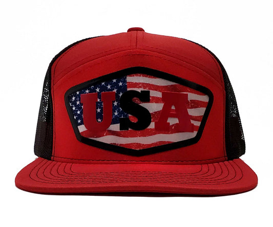 USA Modern Baseball Mesh Cap with Breathable Design, High-Quality Trucker Hat for Patriotic Fans – Comfortable & Stylish