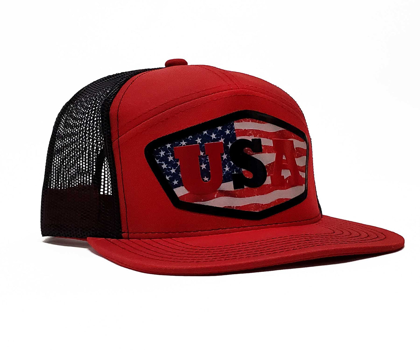 USA Modern Baseball Mesh Cap with Breathable Design, High-Quality Trucker Hat for Patriotic Fans – Comfortable & Stylish