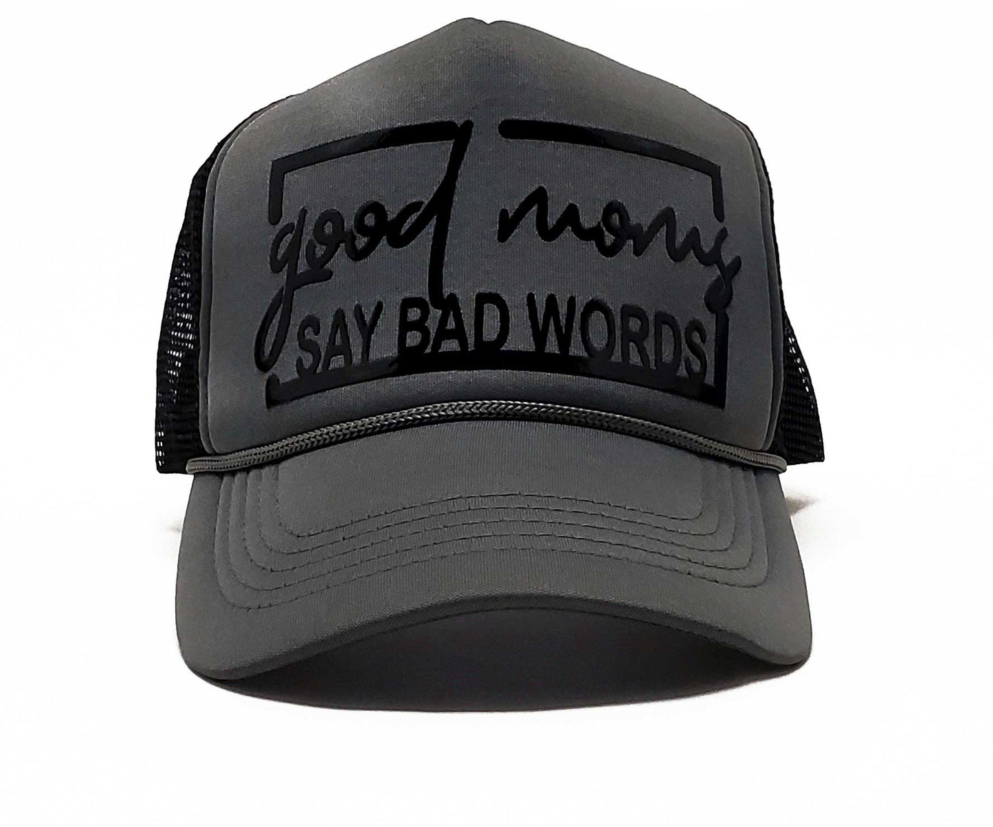 Good Moms Say Bad Words' Premium Baseball & Snapback Trucker Cap, Funny  Accessories for Parents