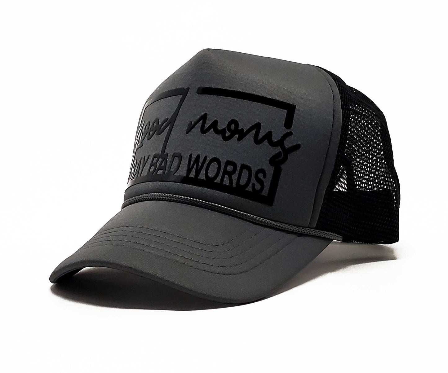 Good Moms Say Bad Words' Premium Baseball & Snapback Trucker Cap, Funny  Accessories for Parents