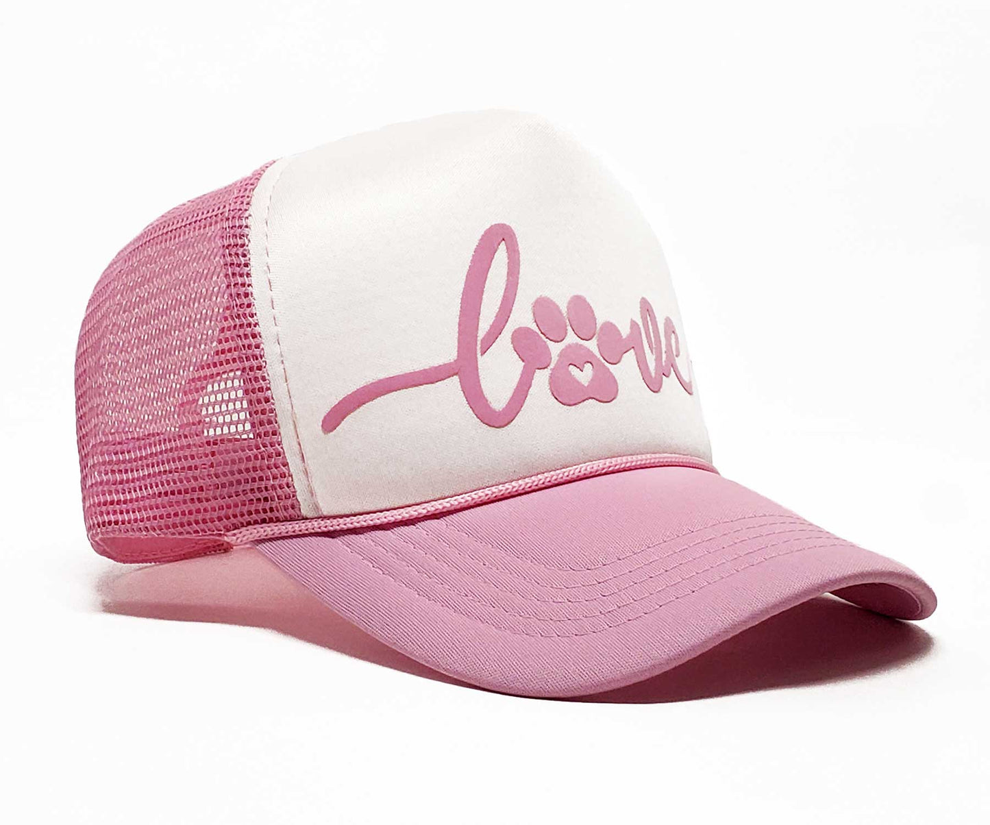 Love Pets Premium Trucker & Snapback Baseball Cap, Adorable for Casual Outfits–Comfortable & Stylish