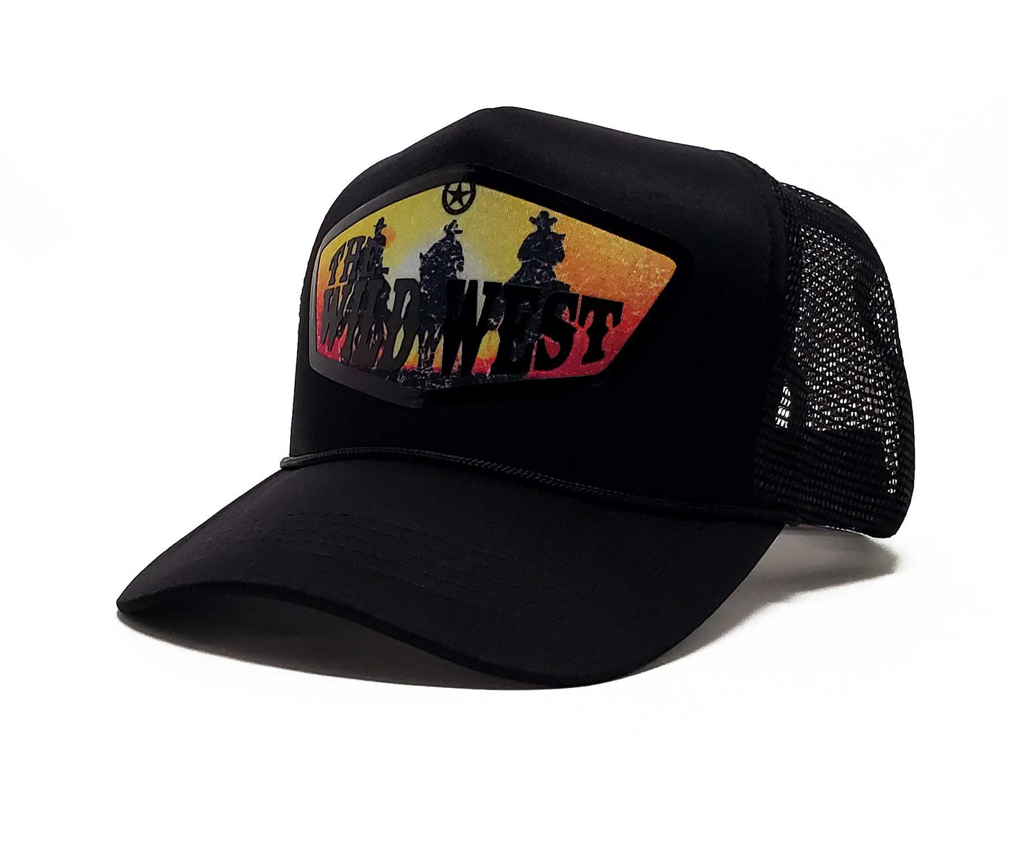 The Wild West Trendy Premium Trucker & Snapback Baseball Cap: Classic Western-Inspired Outdoor