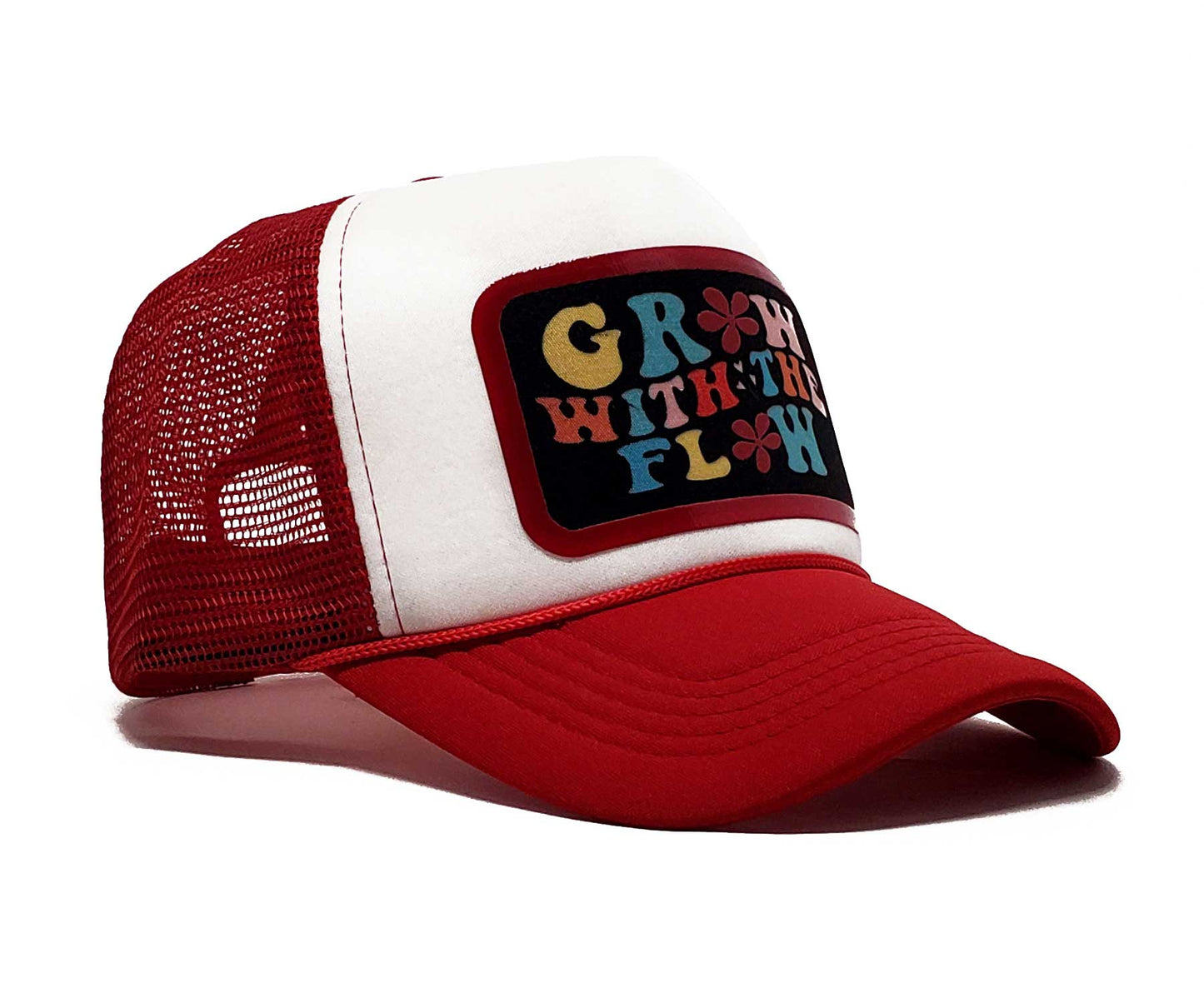 Inspiring Positive 'Grow With The Flow' Premium Snapback Trucker Hat