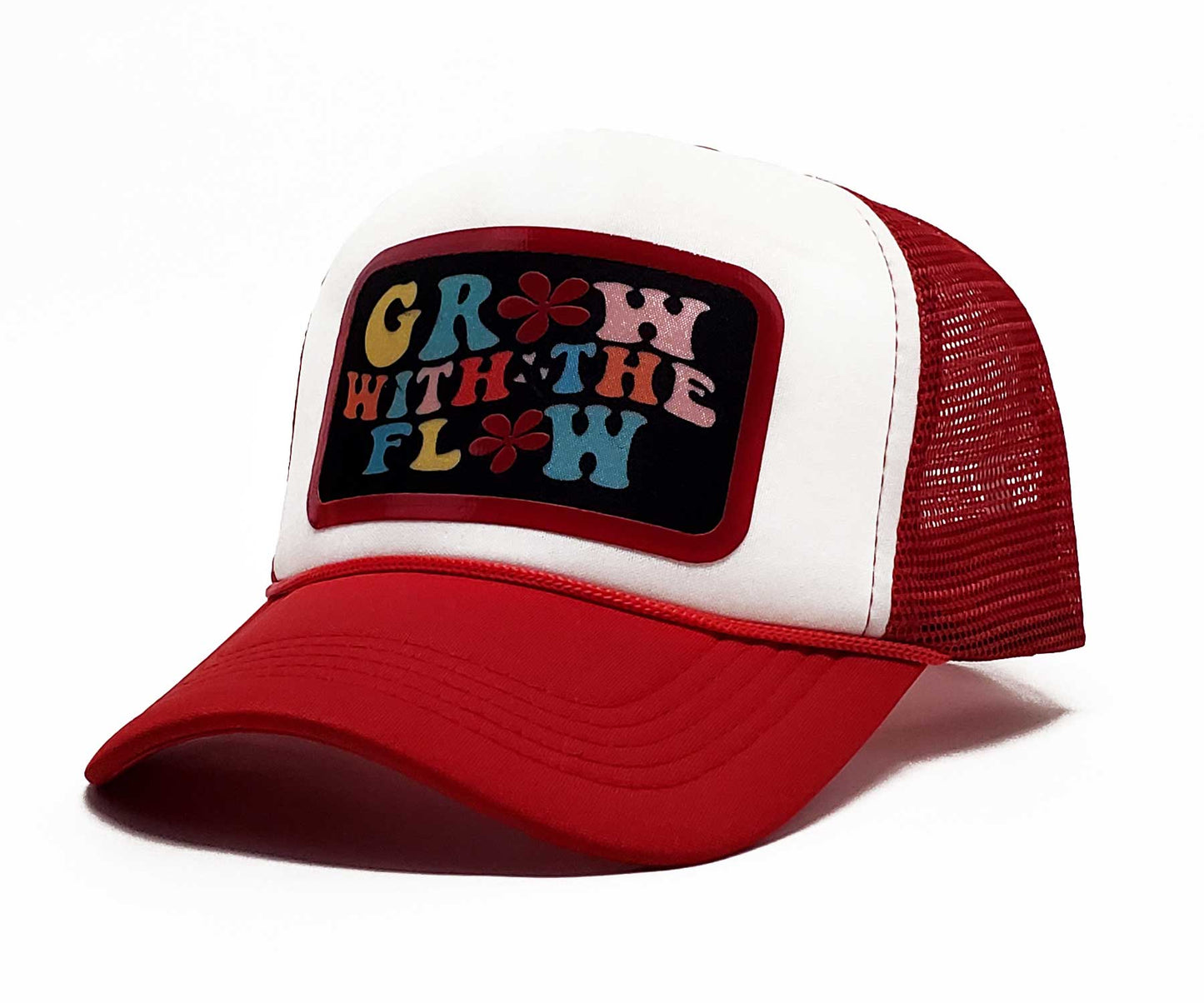 Inspiring Positive 'Grow With The Flow' Premium Snapback Trucker Hat